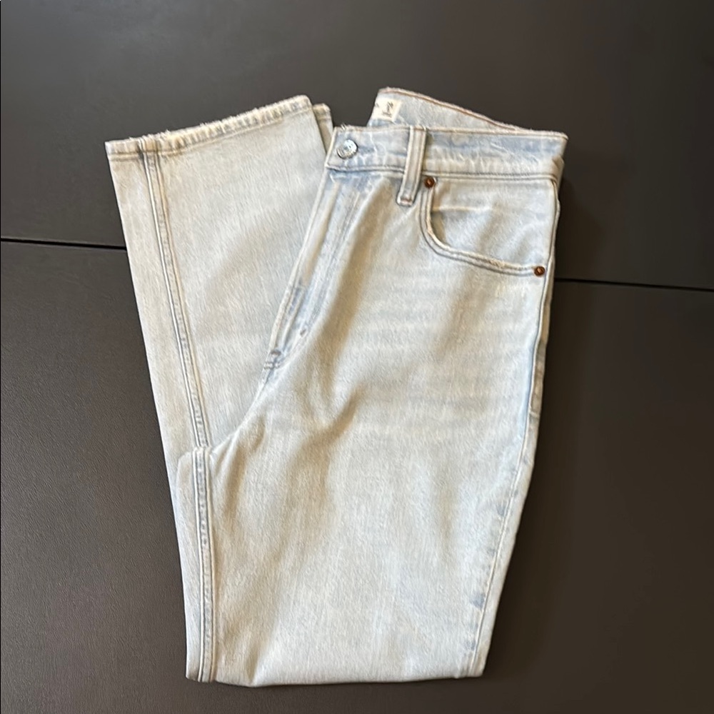 Abercrombie & Fitch Light Blue Straight Leg Jeans
